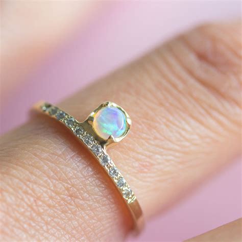 Mira Opal Ring Size 5 Hikaru Furuhashi