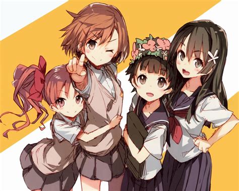The Main Characters From A Certain Scientific Railgun