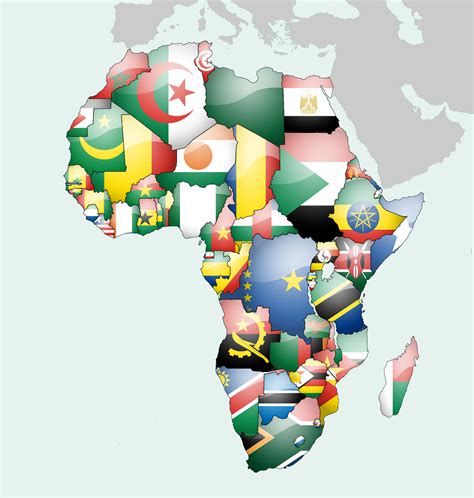 Africa Flag Map By Lg Studio On Deviantart