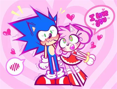 Sonic Amy Sonic Sonic And Amy Amy The Hedgehog