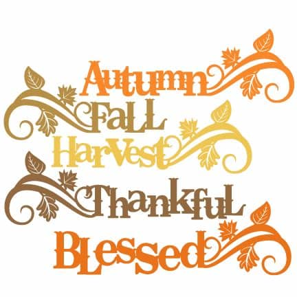 Purchase a commercial license and you may use the art files to create things to sell … Fall Word Titles SVG scrapbook cut file cute clipart files ...