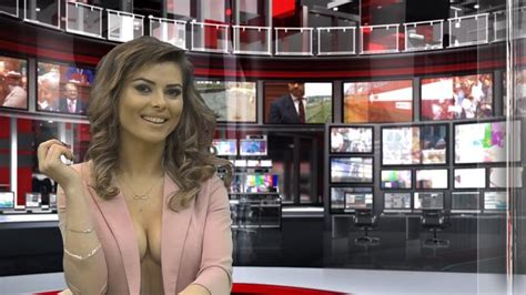 Greta Hoxhaj Enki Bracaj Zjarr Tv Newsreaders Strip For Ratings