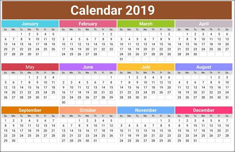 20 Annual Calendar Free Download Printable Calendar Templates ️