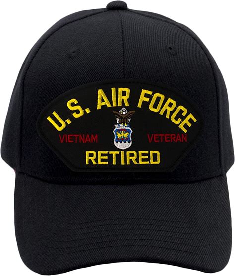 Patchtown Us Air Force Retired Vietnam Veteran Hatballcap Adjustable
