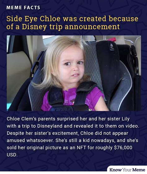 Chloe Disneyland Meme Sister
