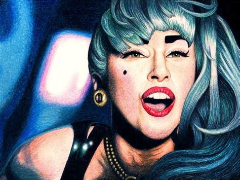 Lady Gaga Portrait Painting Art Singer Music Wall Print POSTER UK Art Art Posters EBay