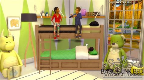 Bund Beds And Loft Beds For The Sims 4 Cc Mods List Snootysims
