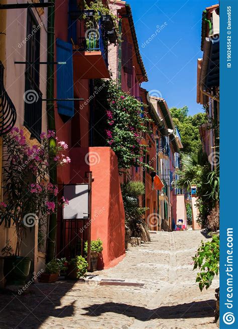 Street Lanes In The South Of France Stock Photo Image Of Holiday