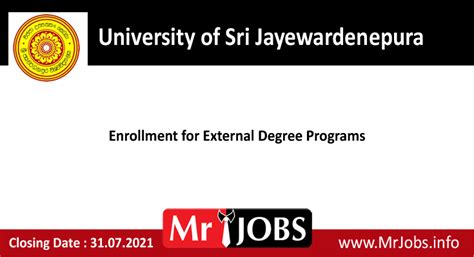 Enrollment For External Degree Programs 2021 External Degrees And