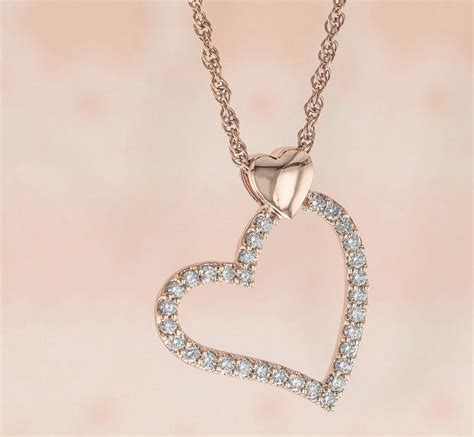 Sweet Heart Necklace For Your Sweetheart Heart Shaped Diamond