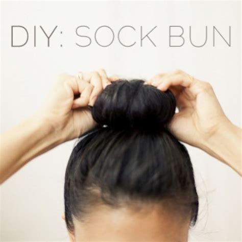 Sock Bun Medium Long Hair Long Wavy Hair Beauty Secrets Beauty Hacks