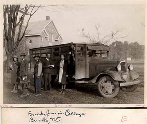 Select outstanding students · i am in the marquis who's who in american junior colleges in america, 1977 no, really! students arriving at Brick Junior College; near Enfield, NC; founded as school for blacks in ...