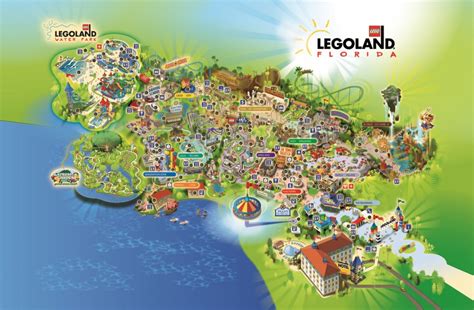 More Details Released For Legoland Florida Opening Set For October Legoland Map Florida