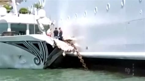 Cruise Ship Crash Leaves 4 Injured In Venice Italy