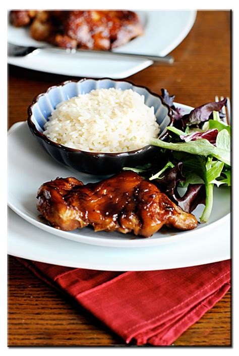 Boneless, skinless chicken breasts, cut into bite sized pieces, 1 tbsp. Oven Baked Teriyaki Chicken Thighs - Dine and Dish