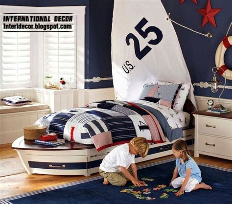 Children Room Design In Marine Style And Theme