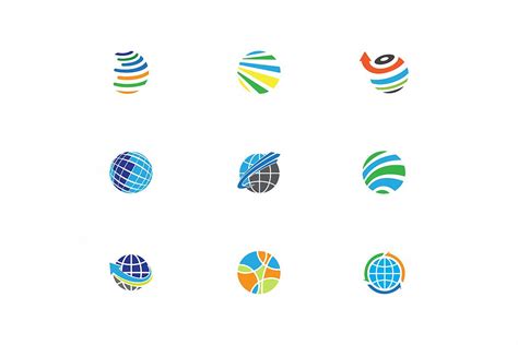 Vector Logo Globe 132492 Logos Design Bundles