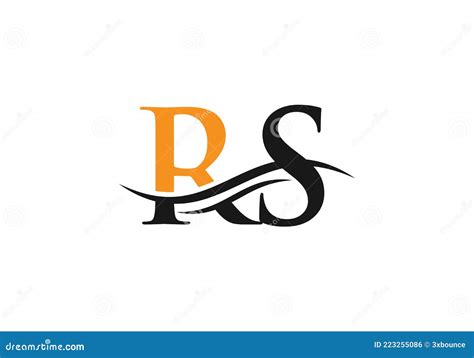 Rs Logo Vector Swoosh Letter Rs Logo Design For Business And Company