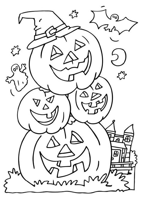 Free Printable Halloween Coloring Pages For Preschoolers at GetDrawings