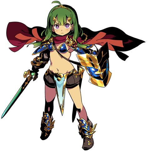 himukai yuuji hero sekaiju etrian odyssey sekaiju no meikyuu x official art 1girl ahoge