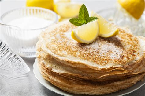 Shrove Tuesday Pancakes With Lemon Old Farmers Almanac