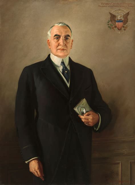 Warren G Harding Americas Presidents National Portrait Gallery