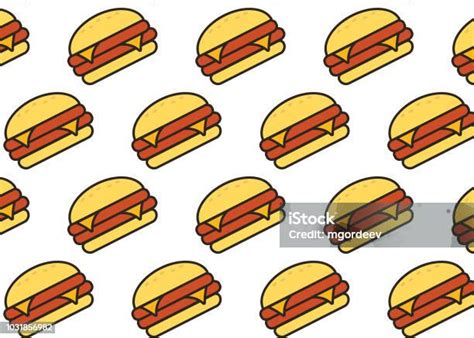 Fast Food Menu Poster Fast Food Snacks And Drinks Flat Vector Icons