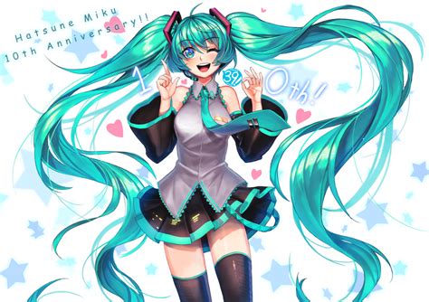 Hatsune Miku 10th Anniversary By Kuro5687 On Deviantart