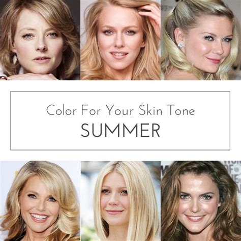 Best Colors For Light Summer Soft Summer And Cool Summer Skin Tones