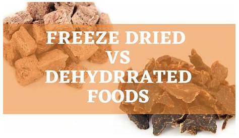 Freeze Dried vs Dehydrated Food: Is Freeze Dried and Dehydrated the Same?