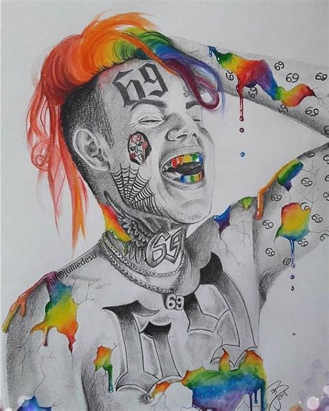 Picture Rapper Cartoon Exposed You May Remember Tekashi From