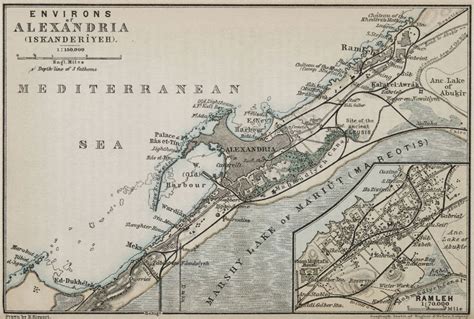 Map of alexandria area hotels: The Salviati Architectural Mosaic Database: Sa'id Pasha's ...