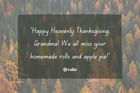 Happy Thanksgiving In Heaven Poem