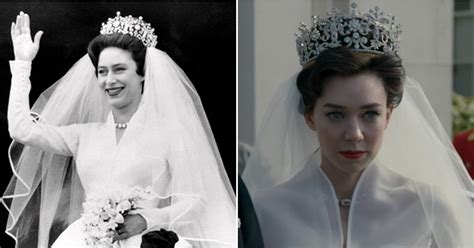 Princess Margaret S Wedding On The Crown Popsugar Entertainment