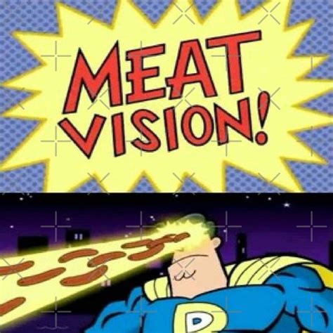 Fairly Oddparents Meat Vision By Drachenfire Redbubble