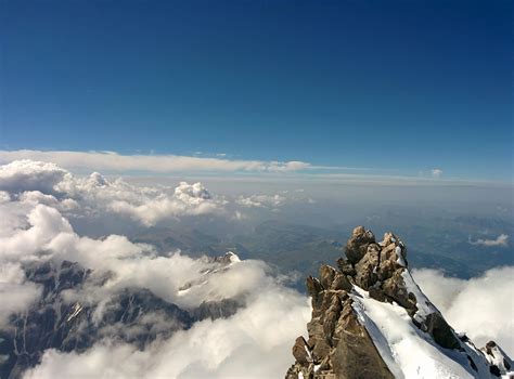 View from Mont Blanc summit. Chamonix. France [3286x2432 ...