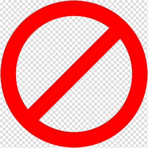 No Symbol Sign Sign Stop Transparent Background Png