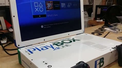 Console Modder Creates Combination Ps4xbox One With Built In Screen