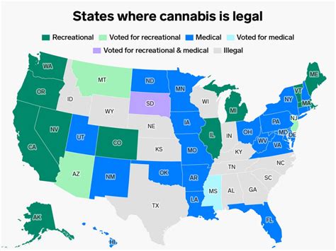 Cannabis States Legalization Cannaline