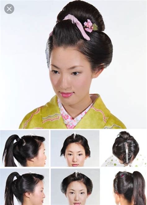 Estampe Japonaise Coiffure Geisha Hair Japanese Hairstyle Hair Tutorial