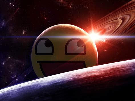 Download Sun Planet Funny Smiley Wallpaper