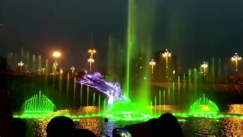 Large Scale Dancing Outdoor Water Show Led Light Interactive Music
