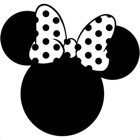 6 Beautiful Minnie Mouse Silhouettes Free And Premium Templates
