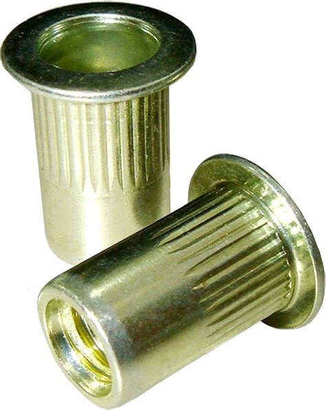 Rivet Nuts Threaded Inserts 25 Pack 6 32 Unc Zinc Plated