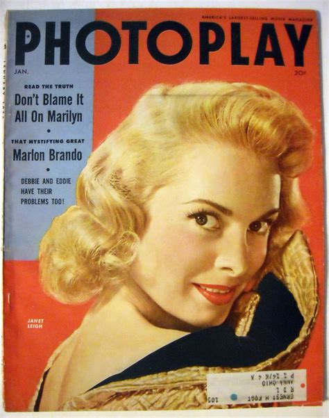 Photoplay Magazine Covers Janet Leigh And Tony Curtis