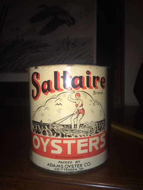Explore saltaire brewery from shipley, west yorkshire on untappd. Saltaire brand oyster tin.. | Oysters, Coffee cans, Saltaire