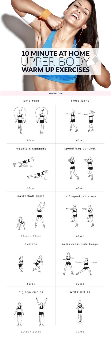 Upper Body Warm Up Exercises For Women