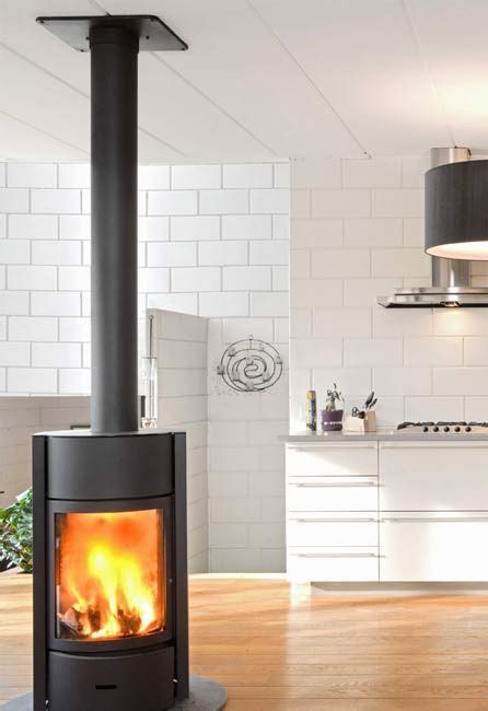 These designs function not only as electric fireplaces, but also as a place where you can put your tv. contemporary stand alone gas fireplaces | Solid Fuel Stove ...