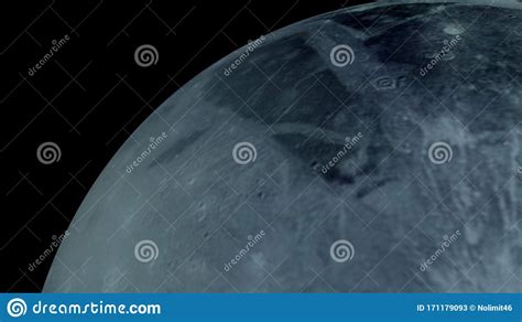 Pluto Rotation Planet Solar System Space 3d Rendering Royalty Free
