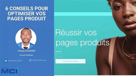 6 Conseils Pour Optimiser Vos Pages Produit Mba Mci